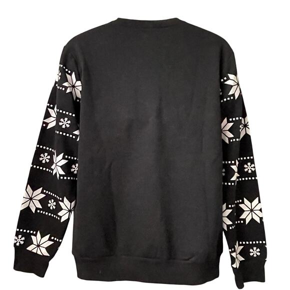 Hybrid Promotions LET'S GET NUTS Ugly Christmas Sweatshirt Size M NWOT - Picture 3 of 4